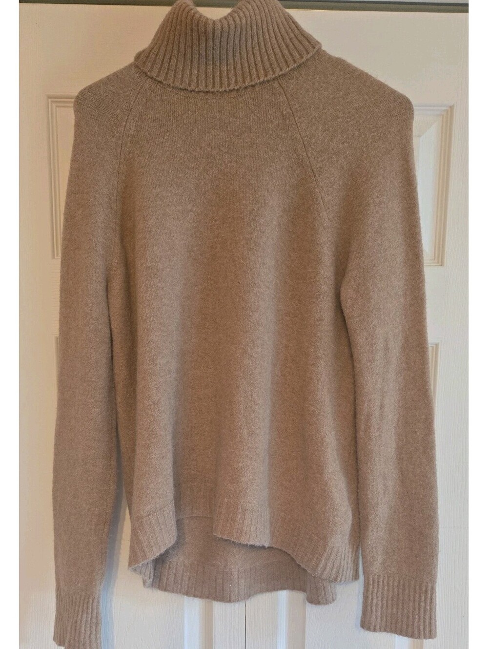 J Crew Wool/alpaca Soft Plush Turtle Neck Brown Sz S preppy Academia Cozy